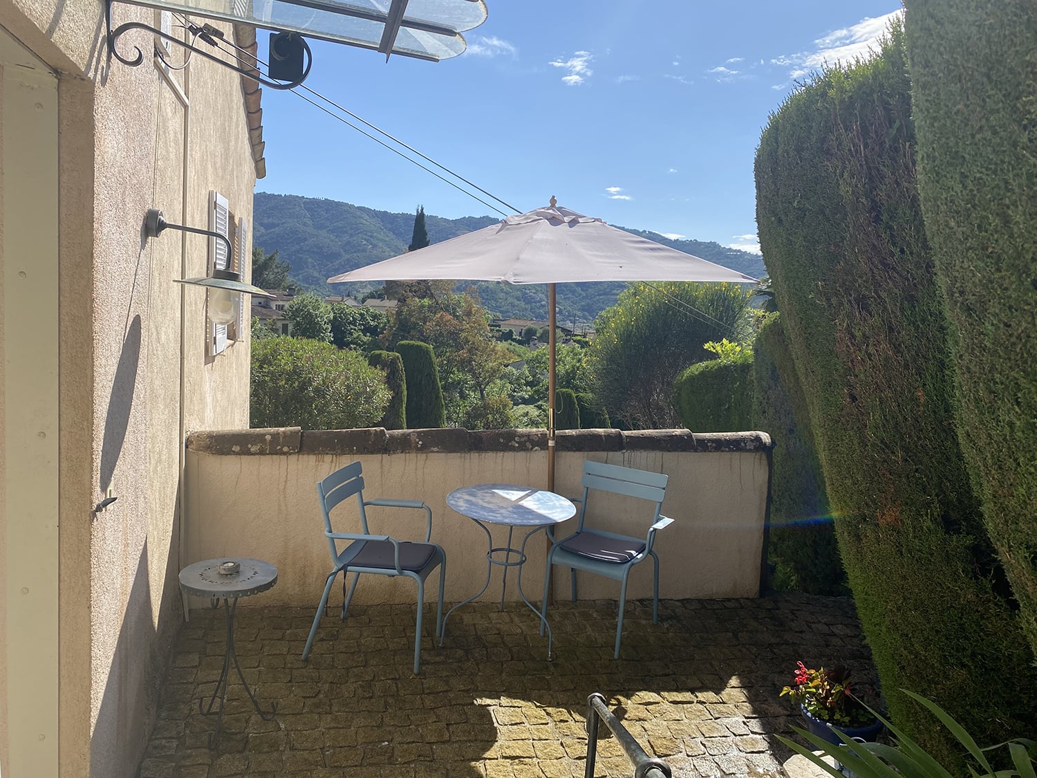 Holiday apartment terrace