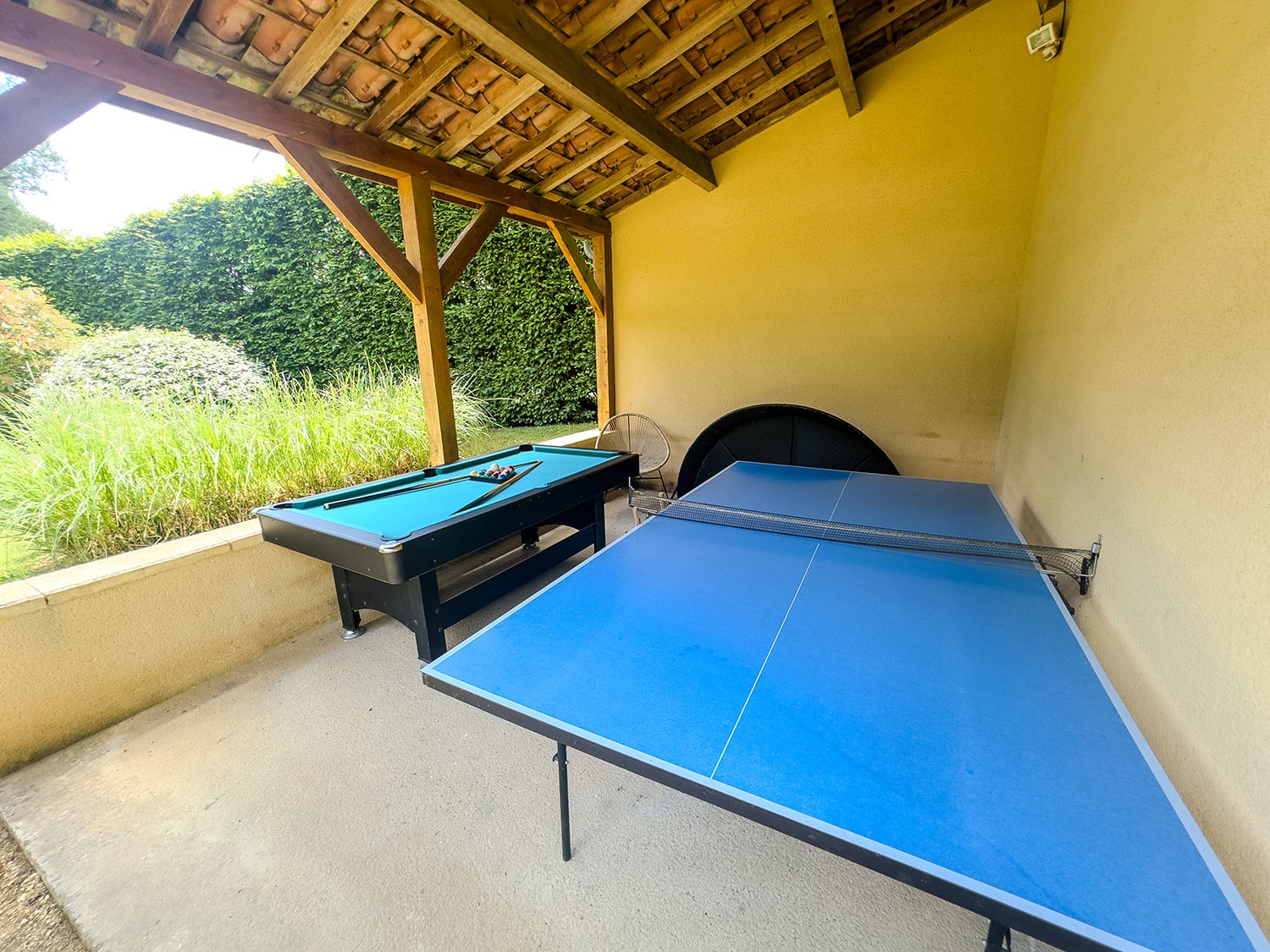 Table de billard et tennis de table