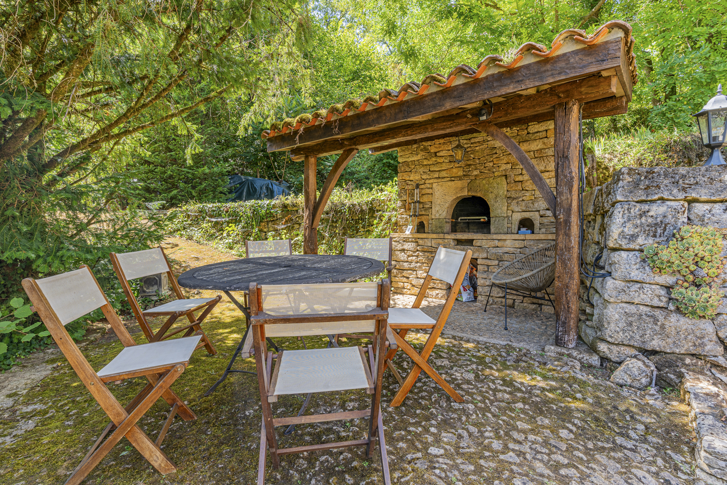 Terrasse ombragée
