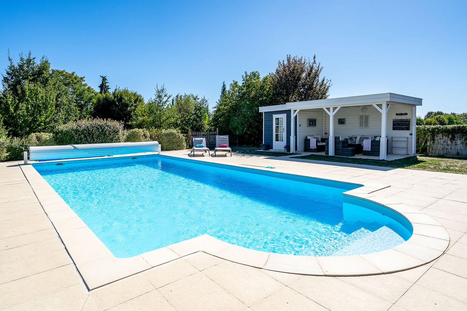 Private heated pool Private heated pool