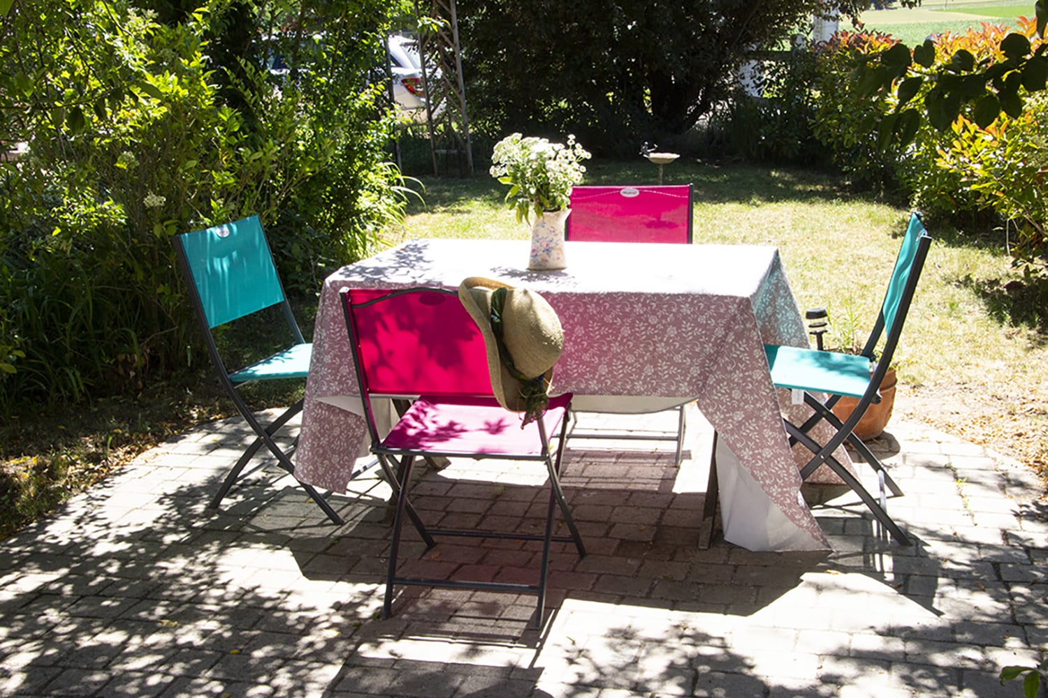 Terrasse pour les repas