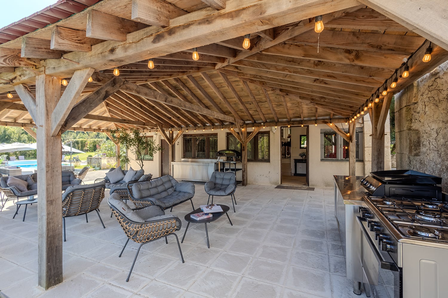 Terrasse couverte