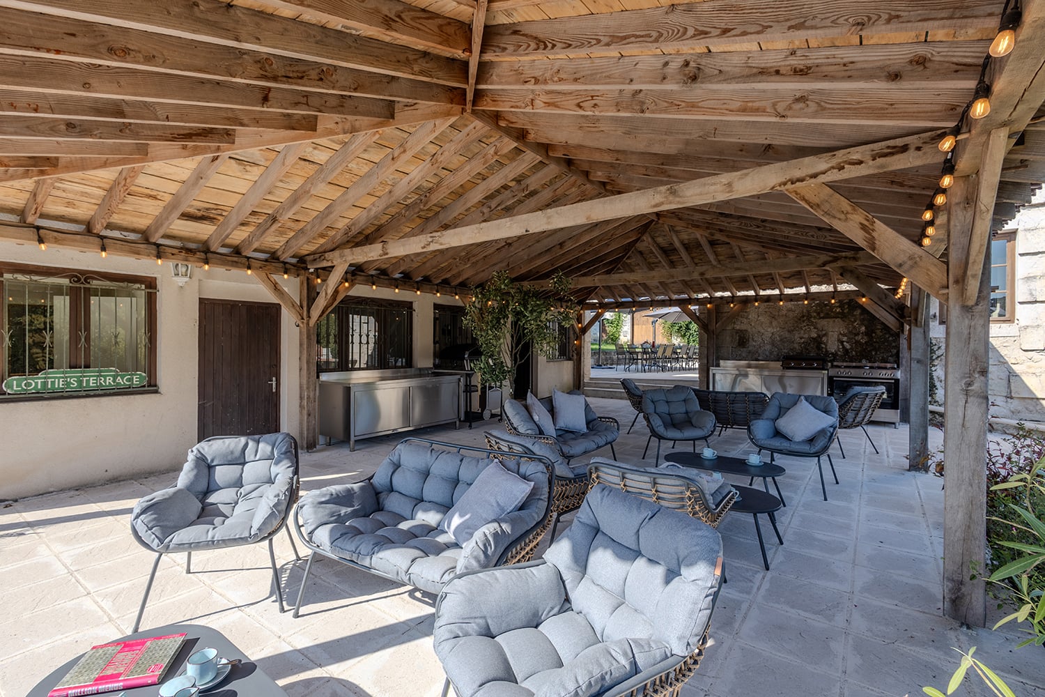 Terrasse ombragée
