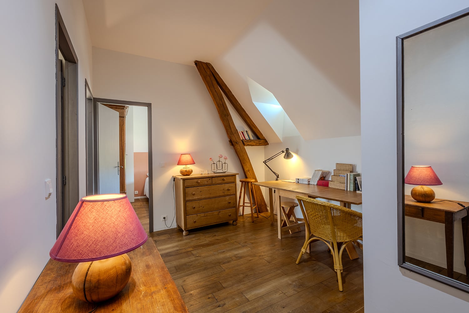 Couloir au 1er étage | Maison de vacances en Nouvelle-Aquitaine