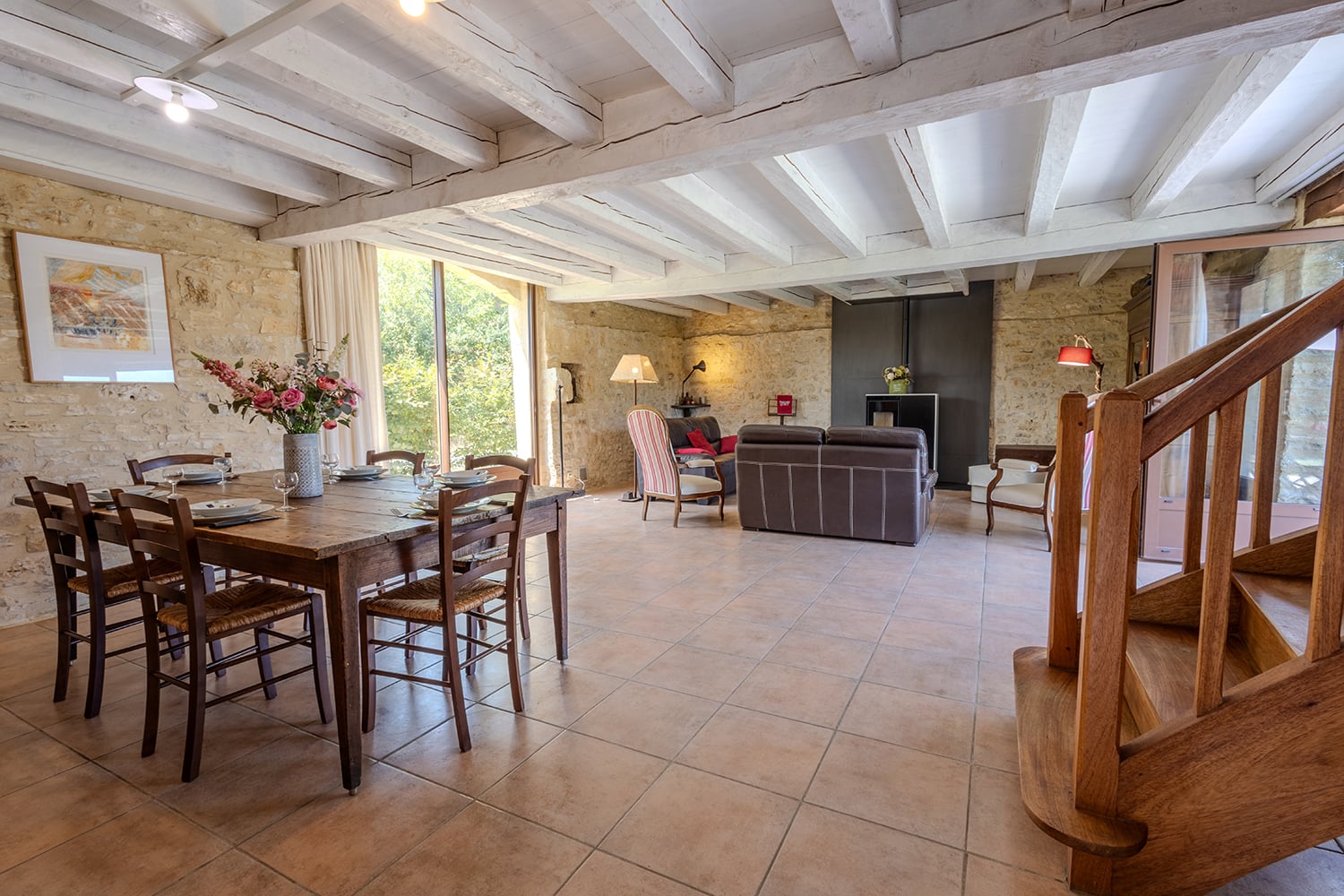 Salle à manger | Maison de vacances en Nouvelle-Aquitaine