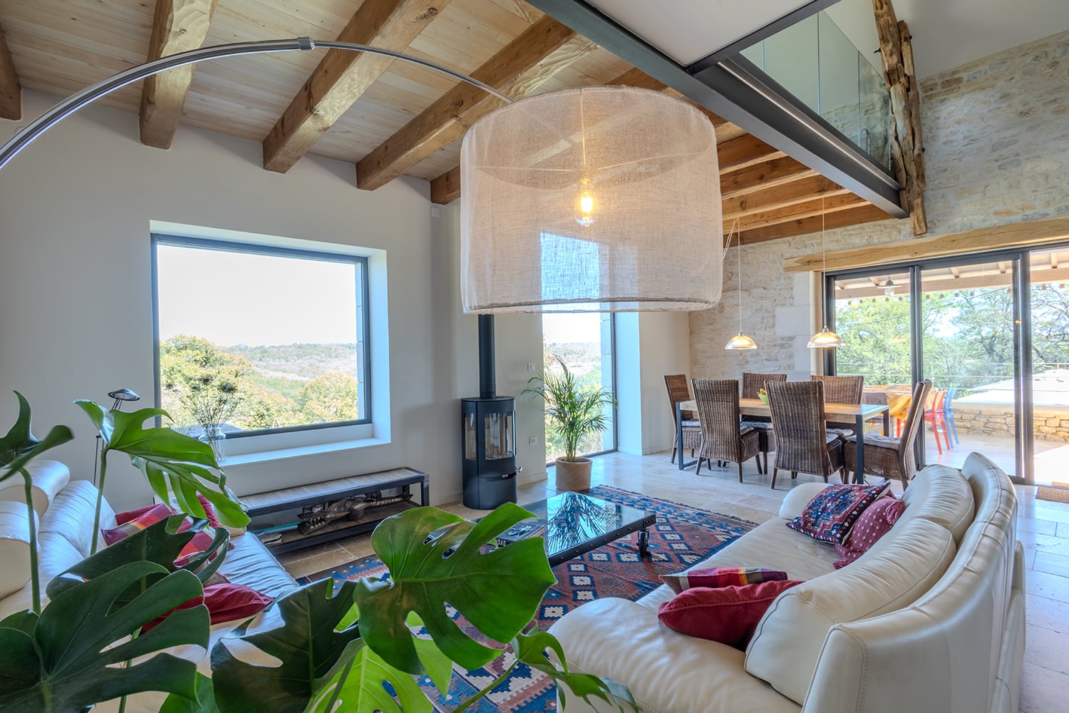 Salon | Maison de vacances dans le Lot