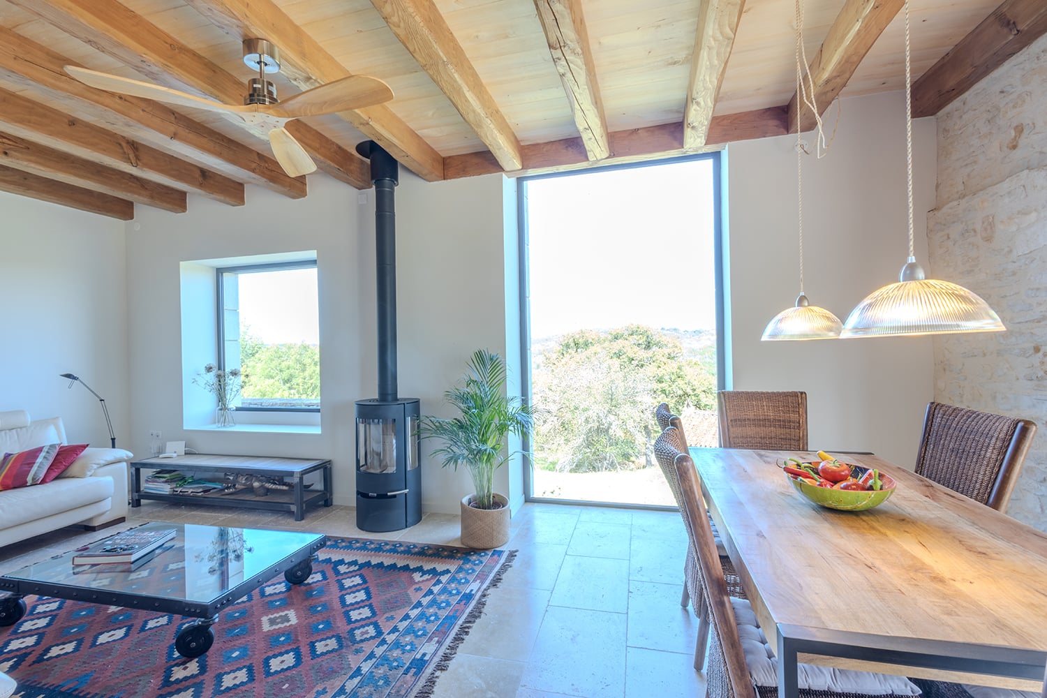Salon | Maison de vacances dans le Lot