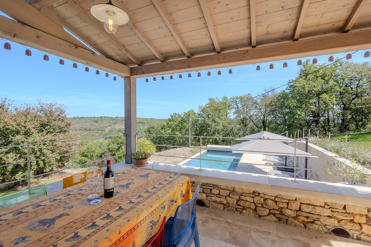 Terrasse ombragée