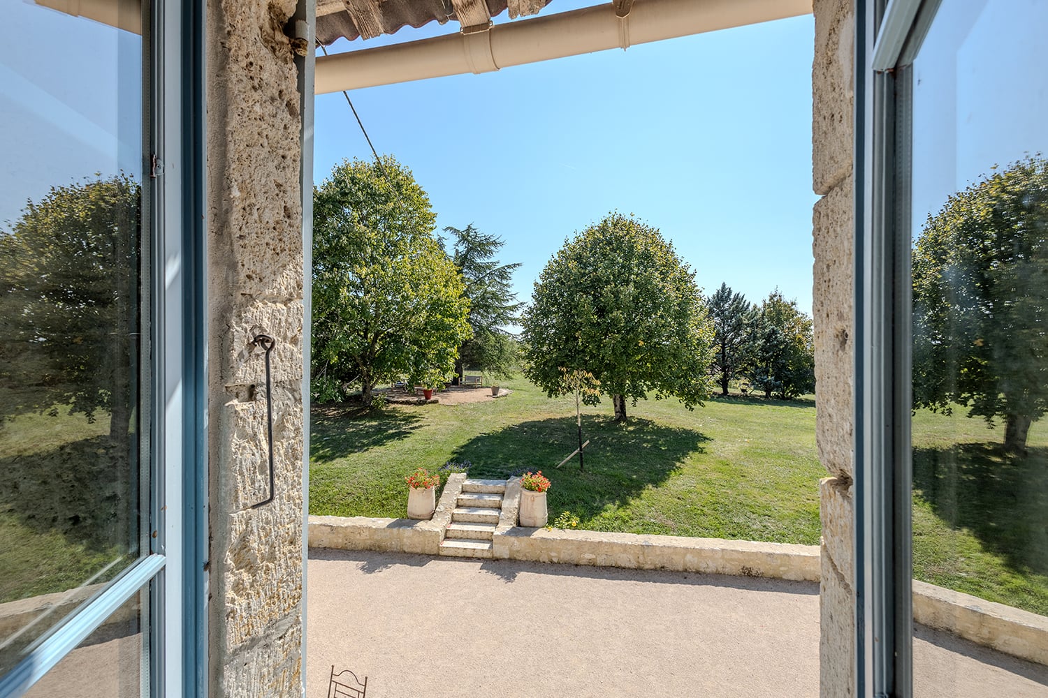Vue depuis la fenêtre de la a