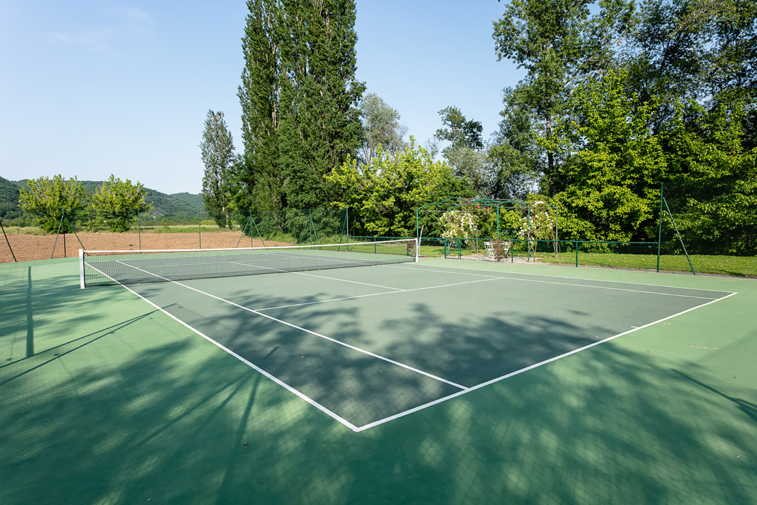 Court de tennis privé