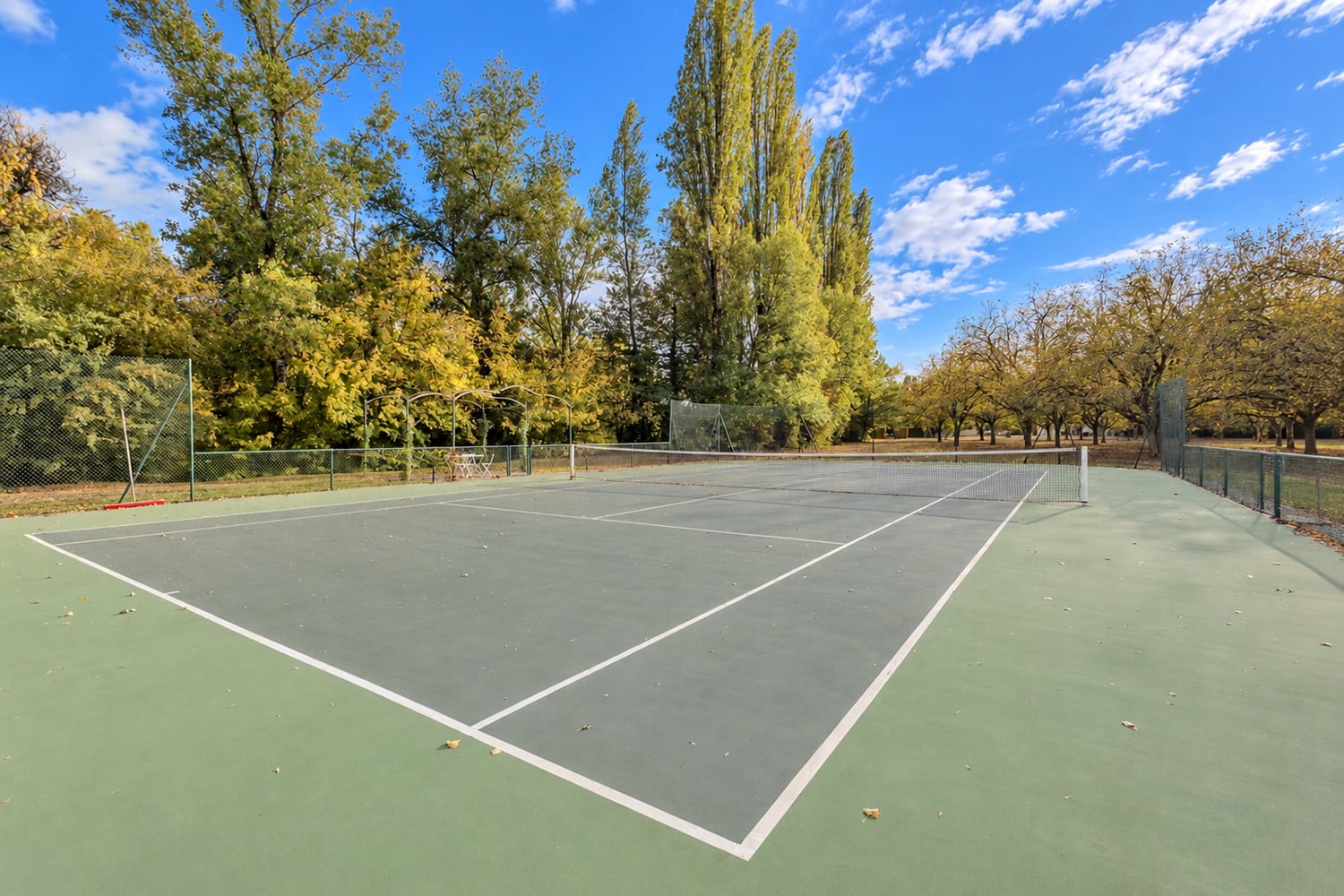 Court de tennis privé