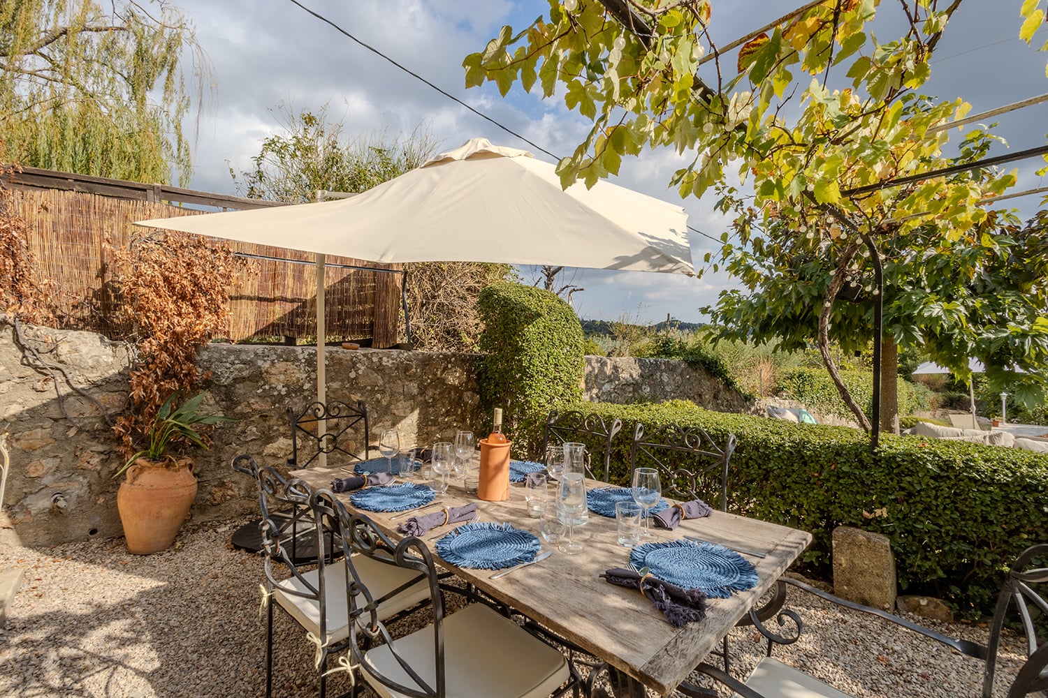 Terrasse de salle à manger
