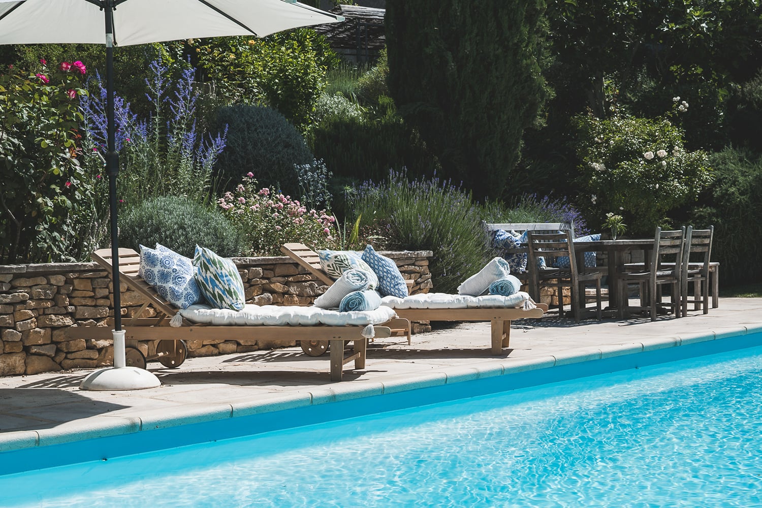 Private heated pool Private heated pool