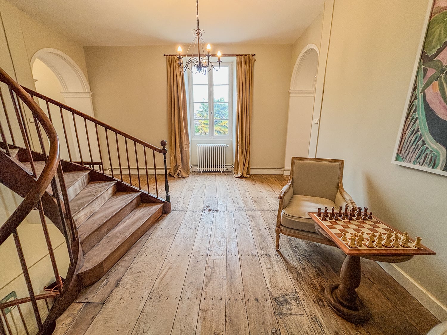 Couloir du 1er étage | Maison de vacances à Ambérac