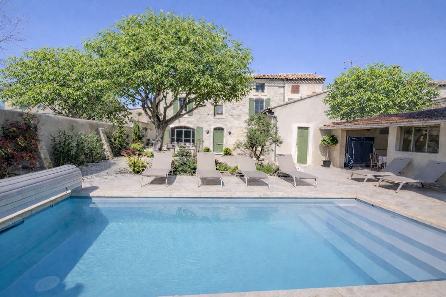 Holiday home in Bouches-du-Rhône with private heated pool