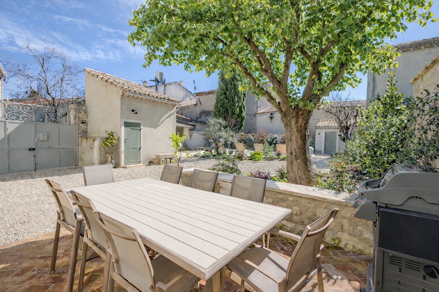 Terrasse de salle à manger