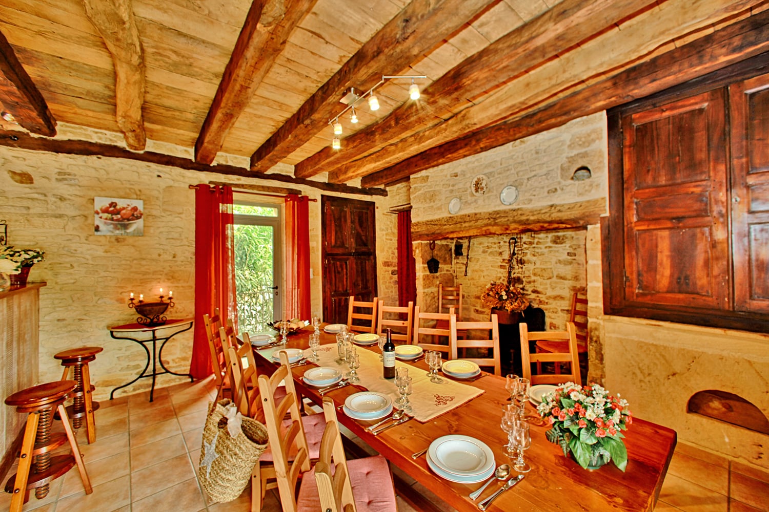Salle à manger | Maison de vacances en Dordogne