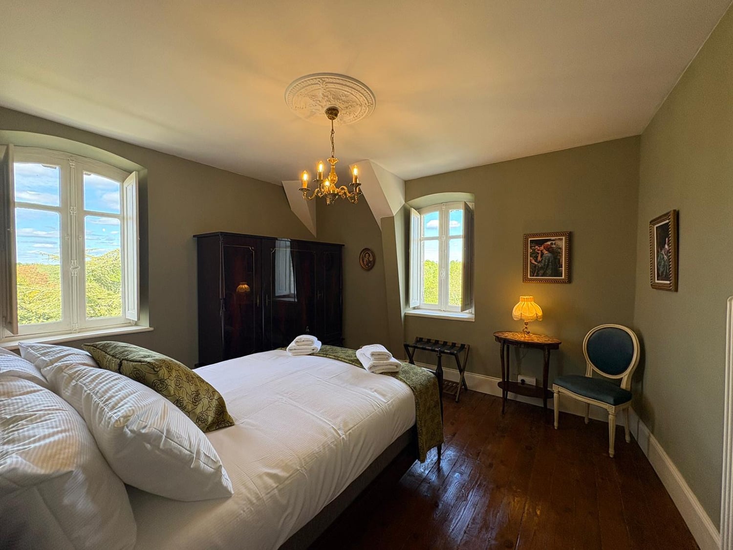 Chambre | Château de vacances en Nouvelle-Aquitaine