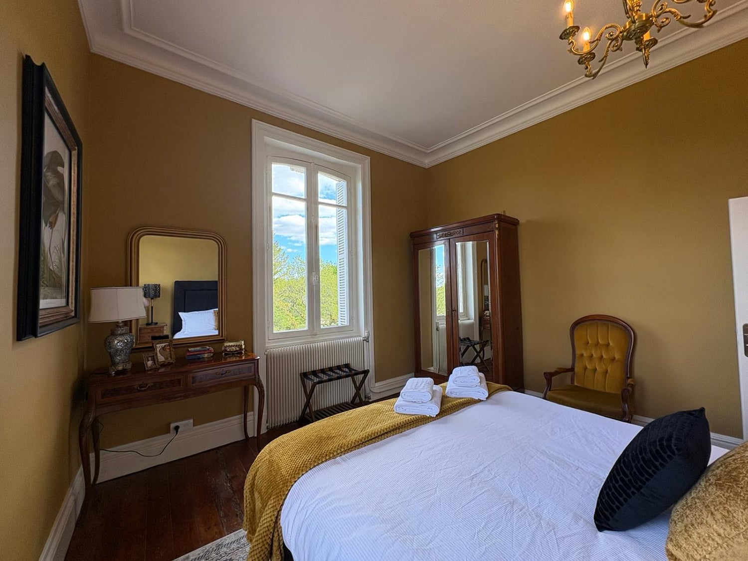 Chambre | Château de vacances en Nouvelle-Aquitaine