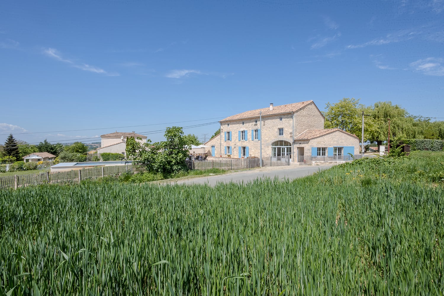 Maison de vacances à Clermont-Dessous avec piscine privée