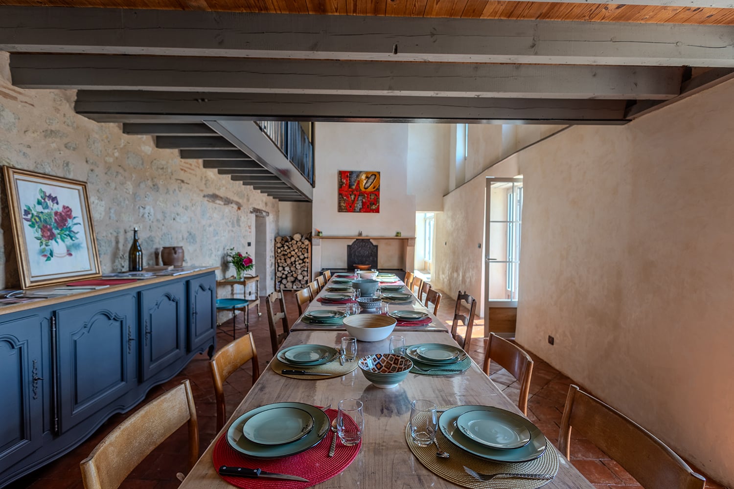 Salle à manger | Maison de vacances à Clermont-Dessous