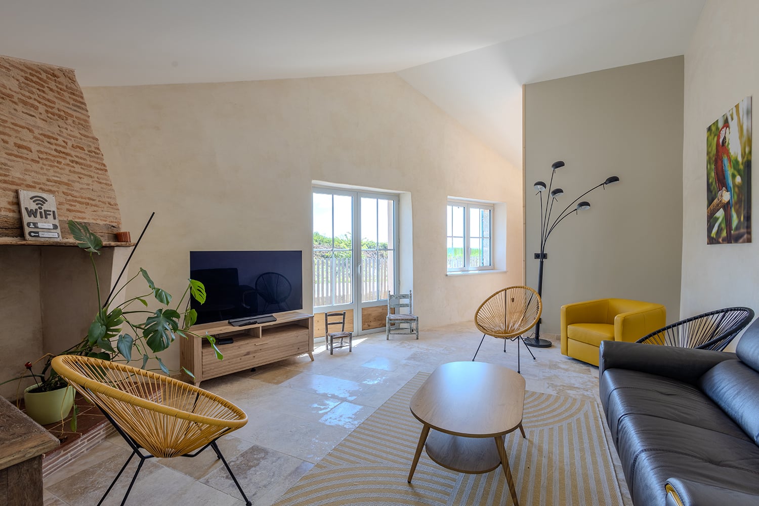 Salon | Maison de vacances à Clermont-Dessous