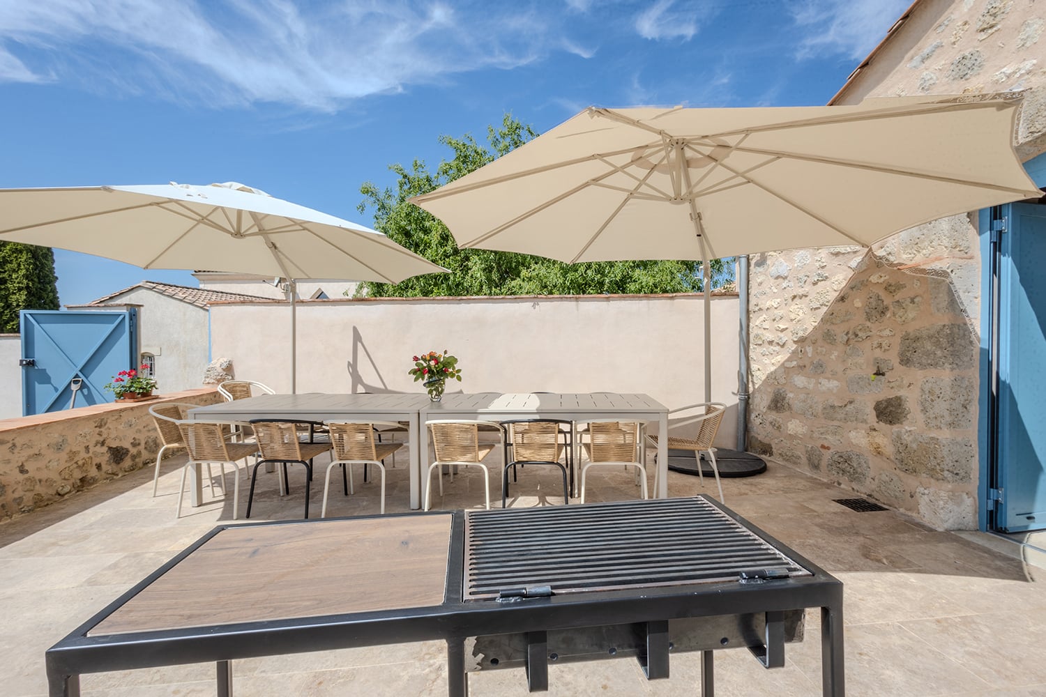 Terrasse de salle à manger