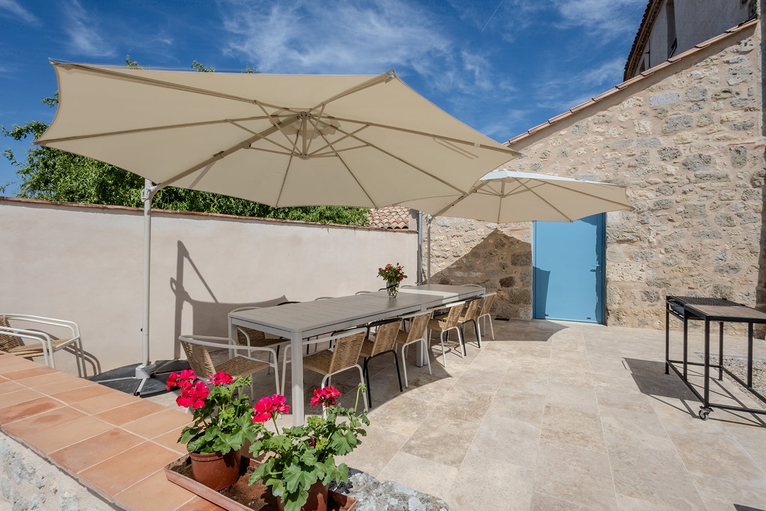 Terrasse de salle à manger