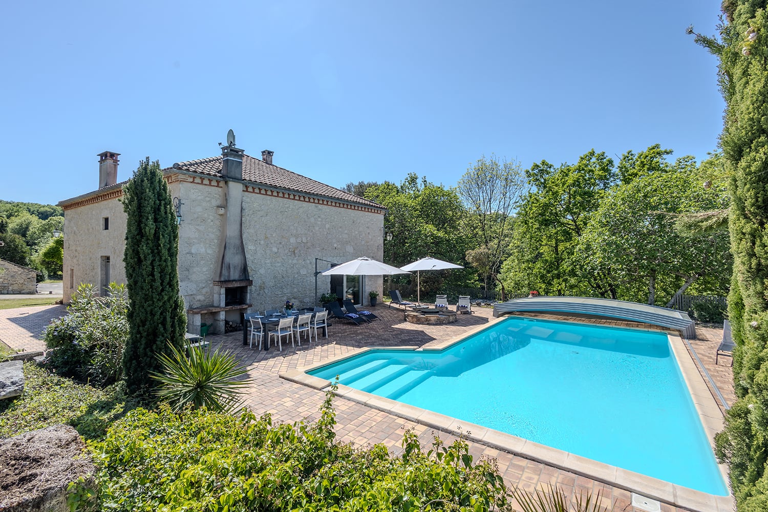 Maison de vacances à Montesquieu avec piscine privée