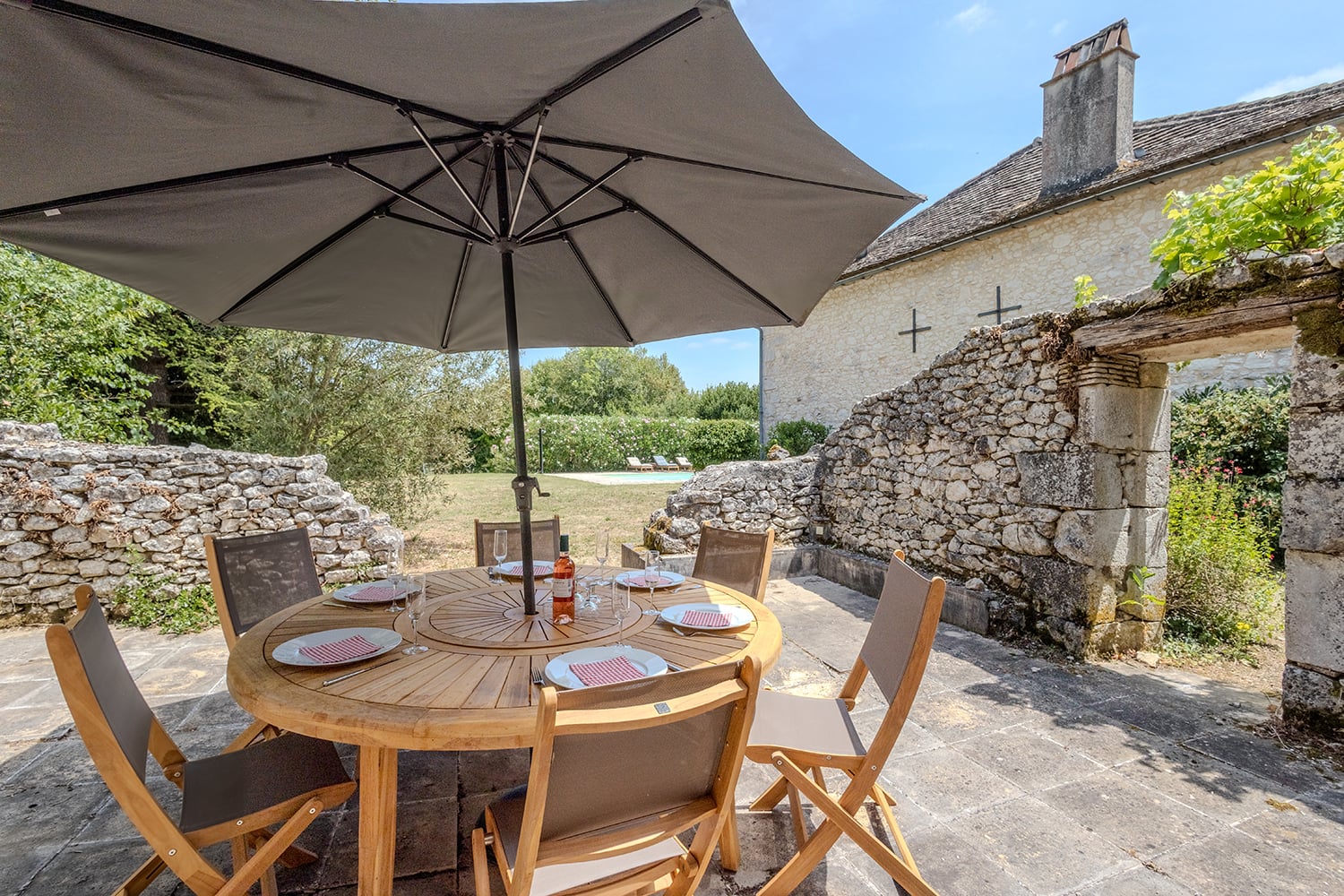 Terrasse de salle à manger