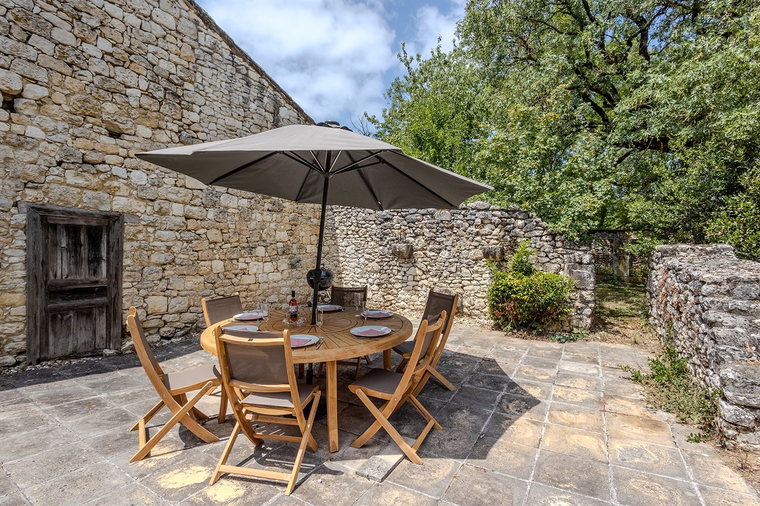 Terrasse de salle à manger