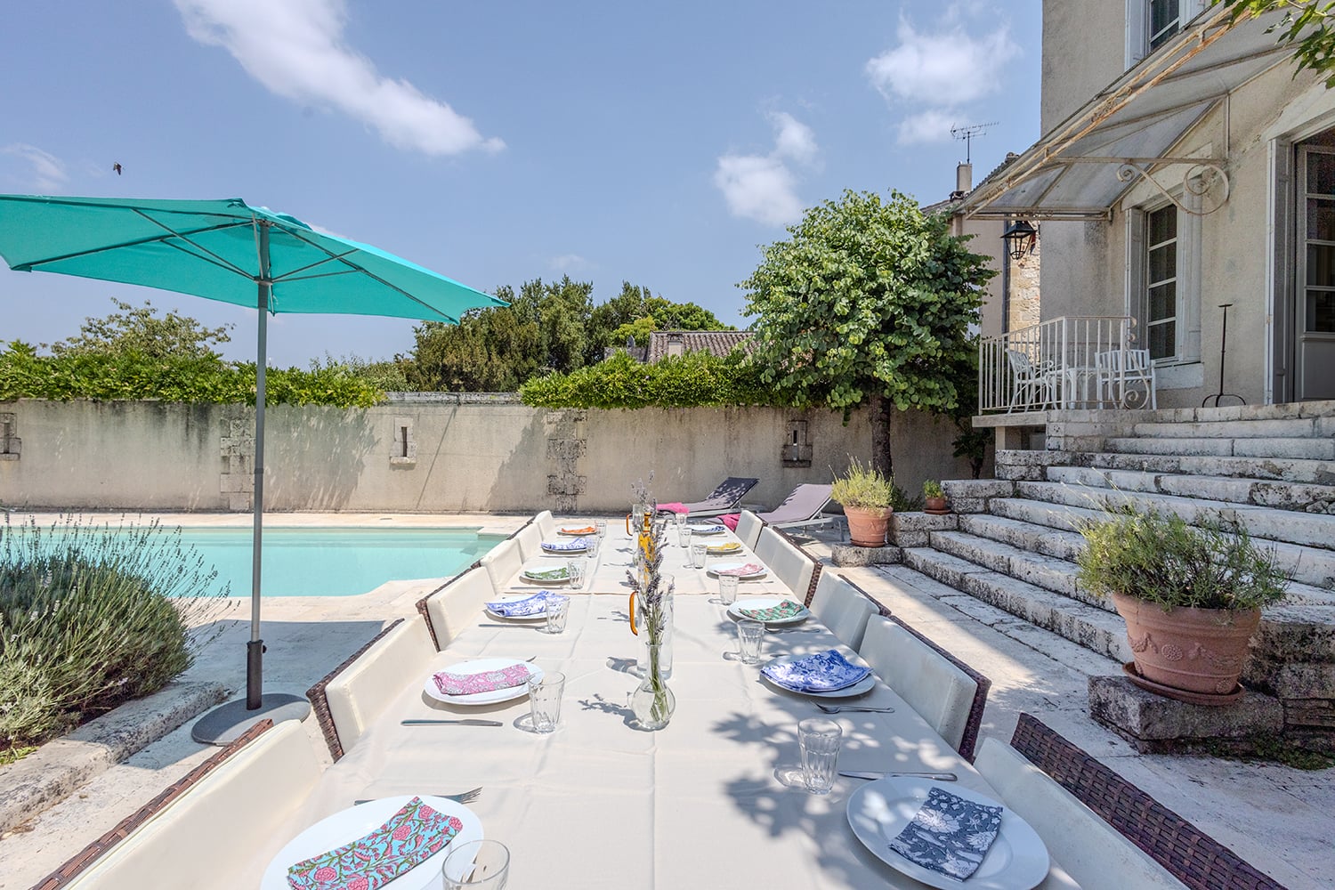 Terrasse de salle à manger