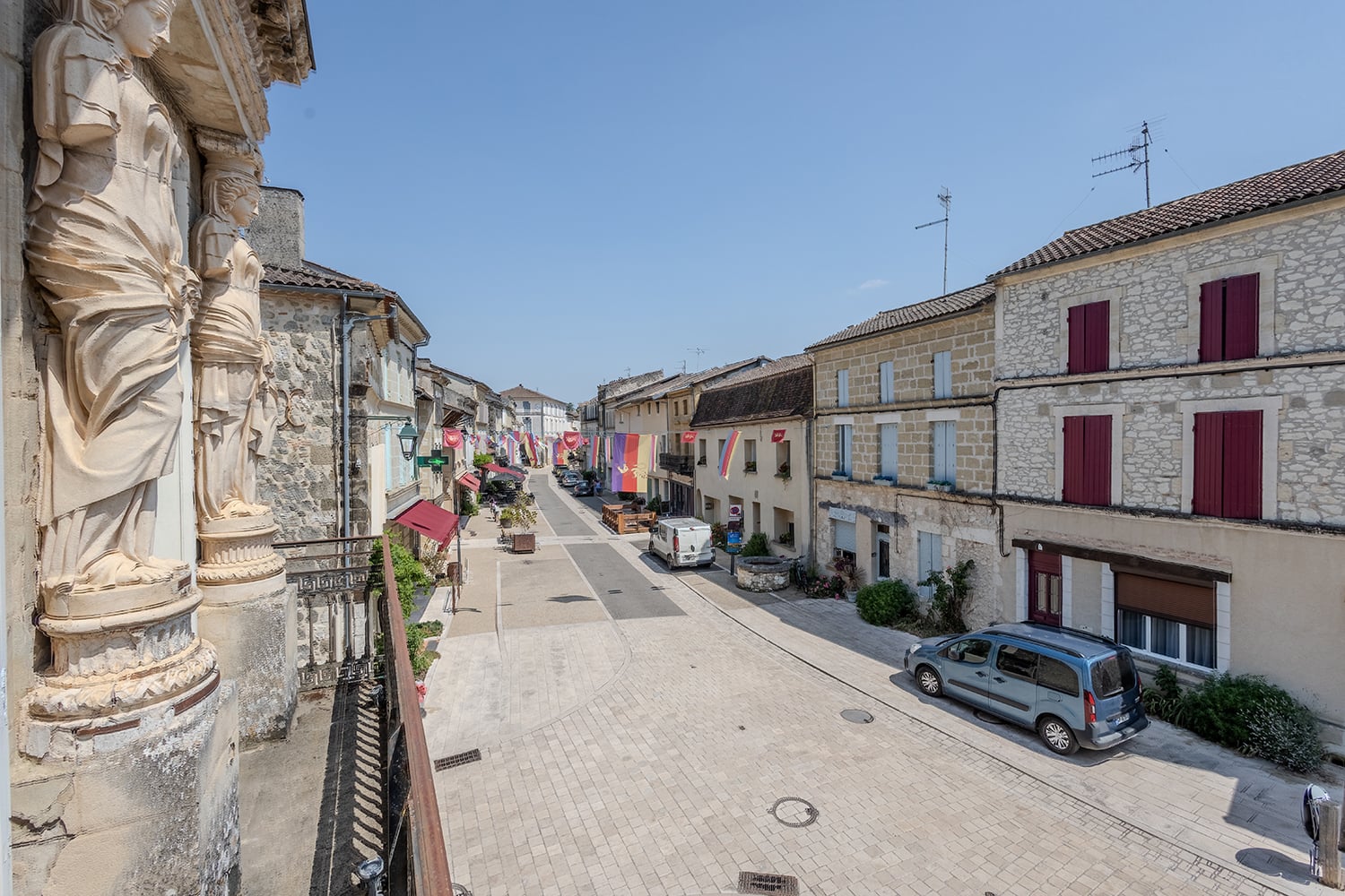Vue depuis le balcon