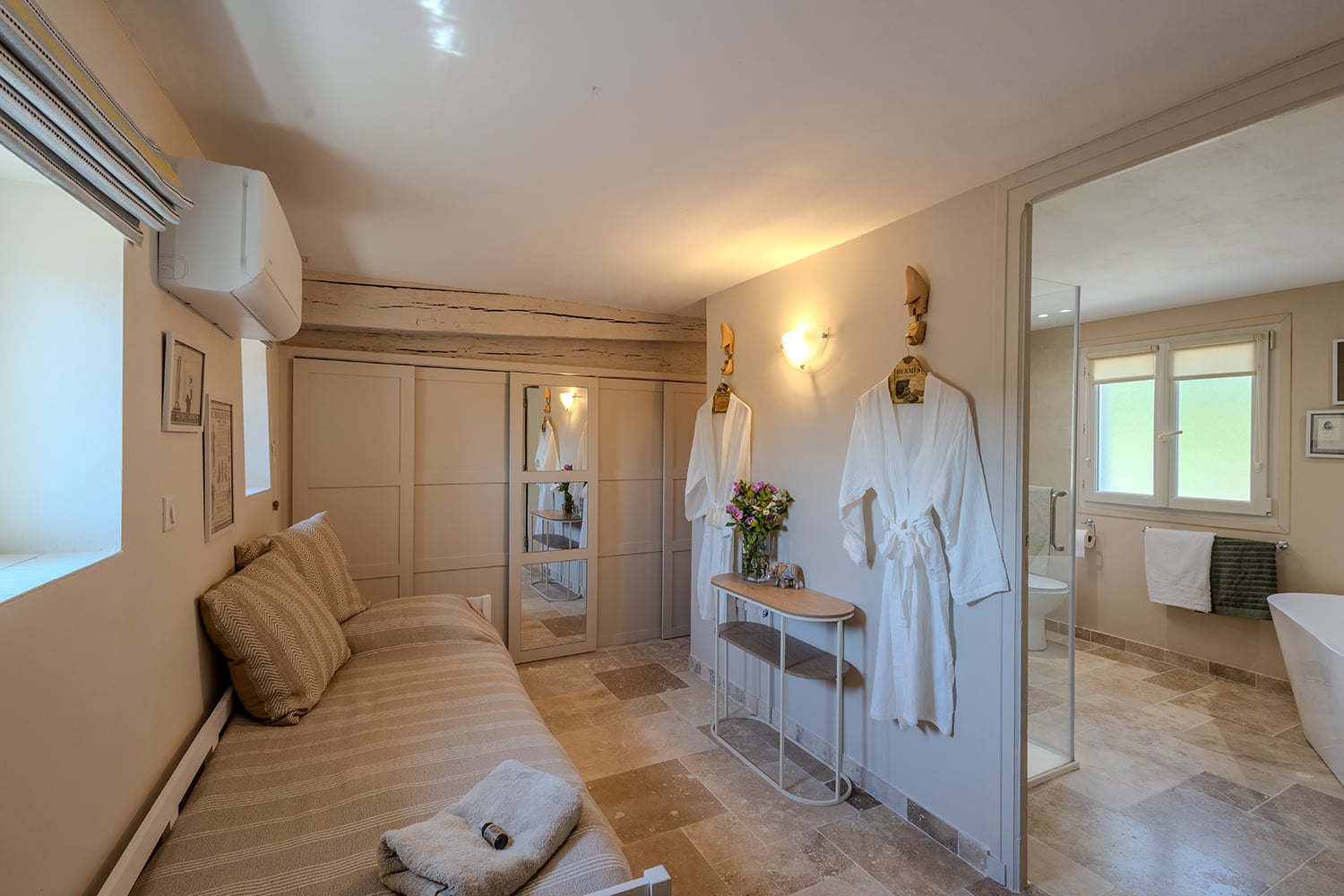 Chambre au 1er étage | Maison de vacances à Soturac