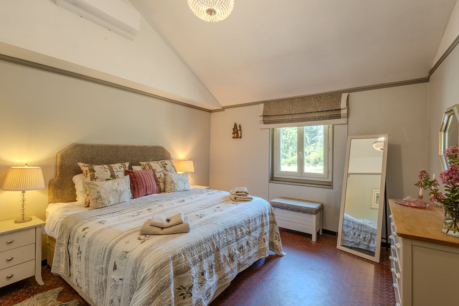 Chambre au 1er étage | Maison de vacances à Soturac