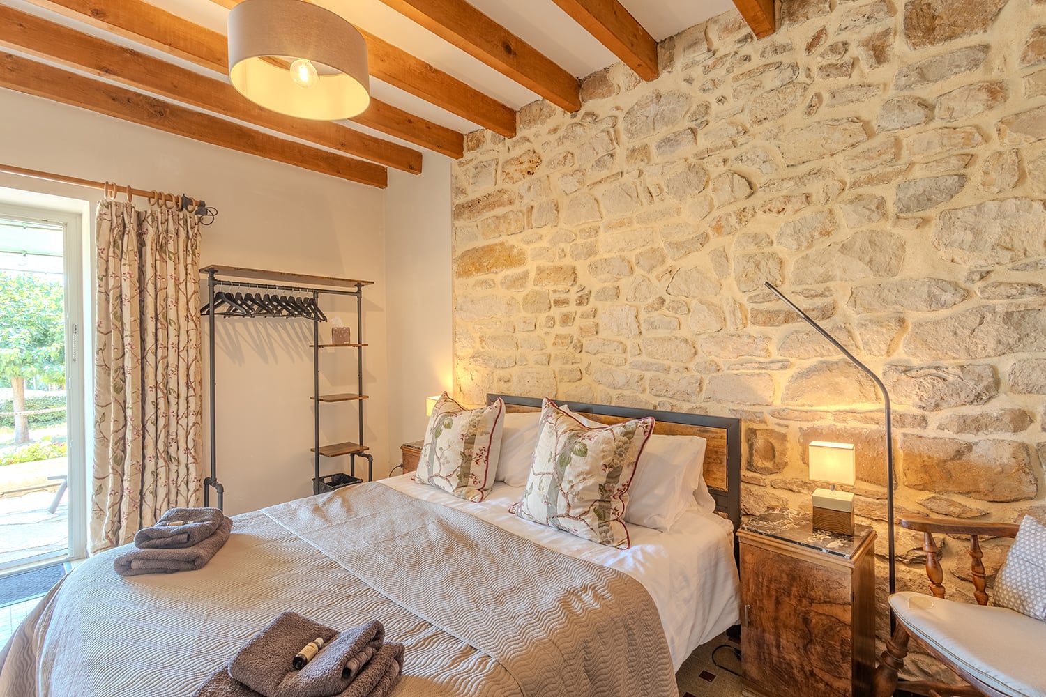 Chambre au rez-de-chaussée | Maison de vacances à Soturac
