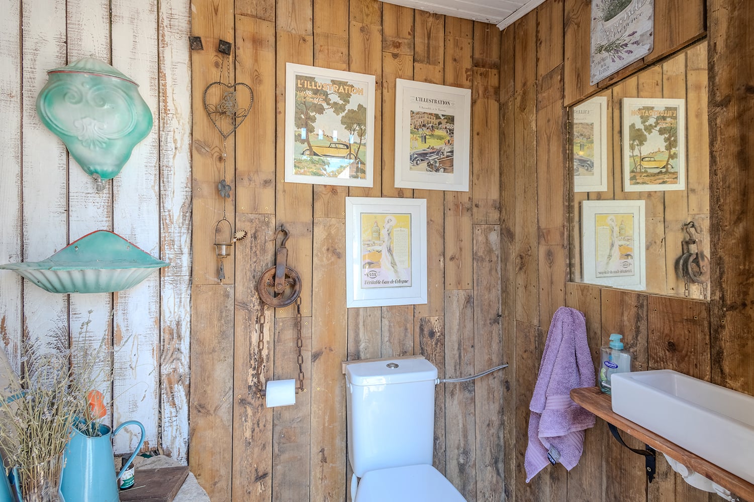 Salle de bain extérieure