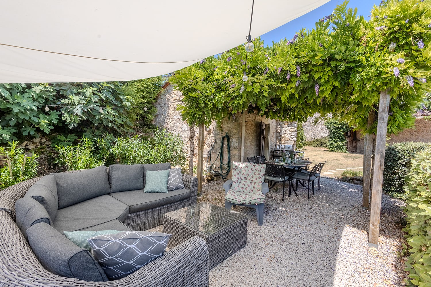 Terrasse ombragée