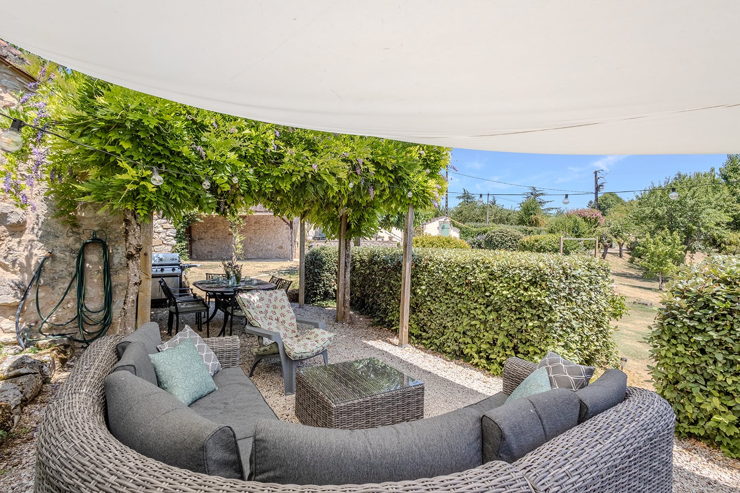 Terrasse ombragée