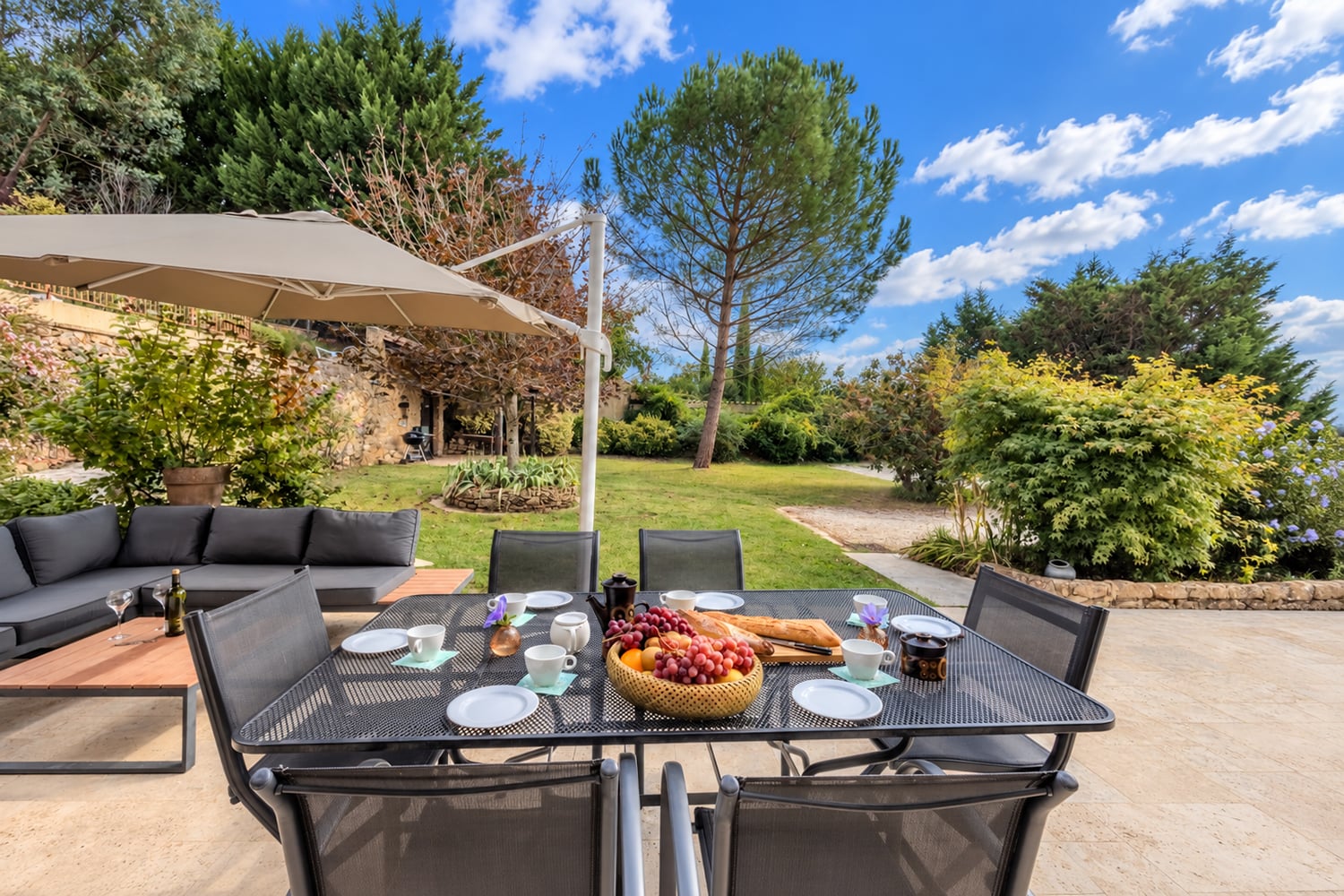 Terrasse de salle à manger