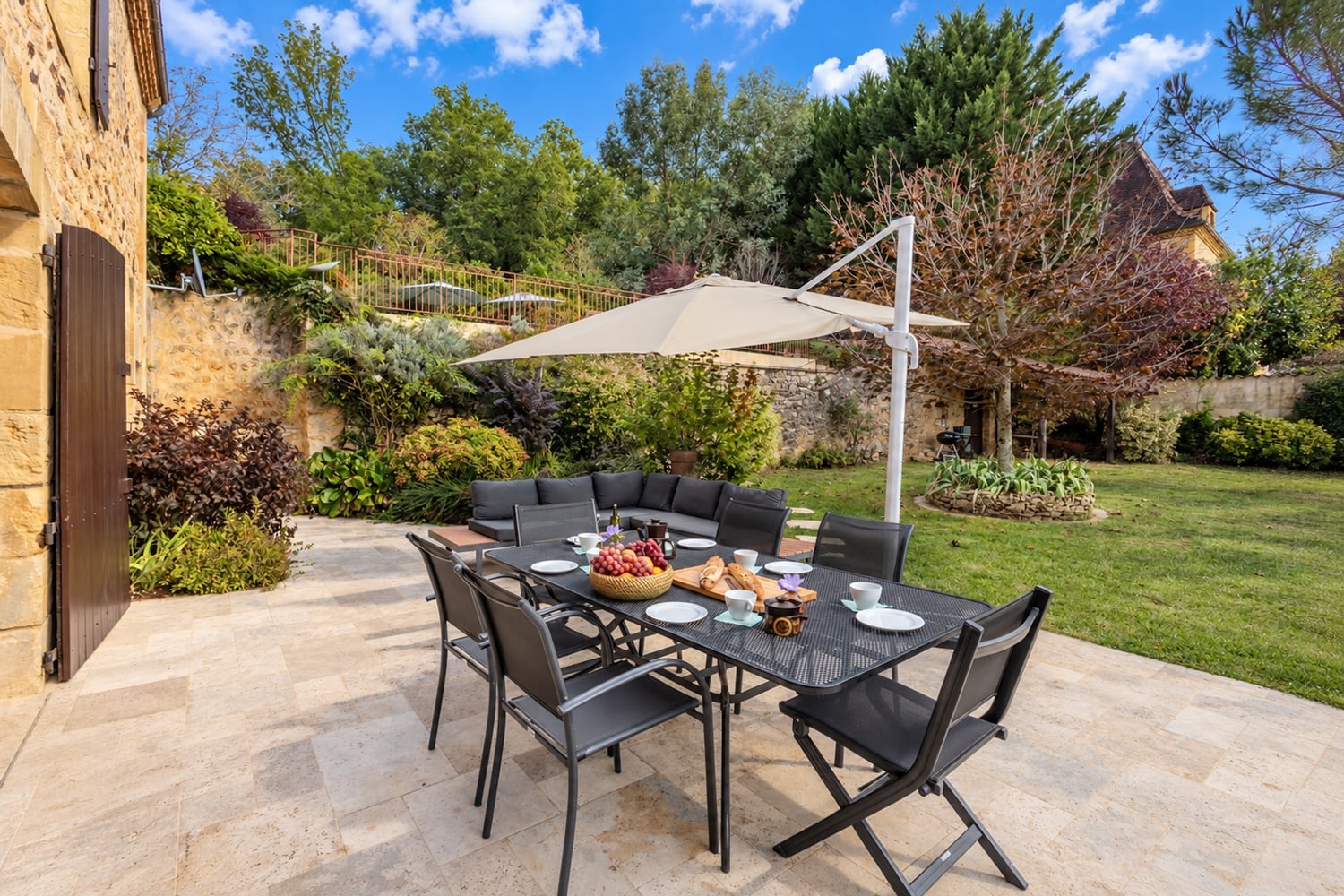 Terrasse de salle à manger