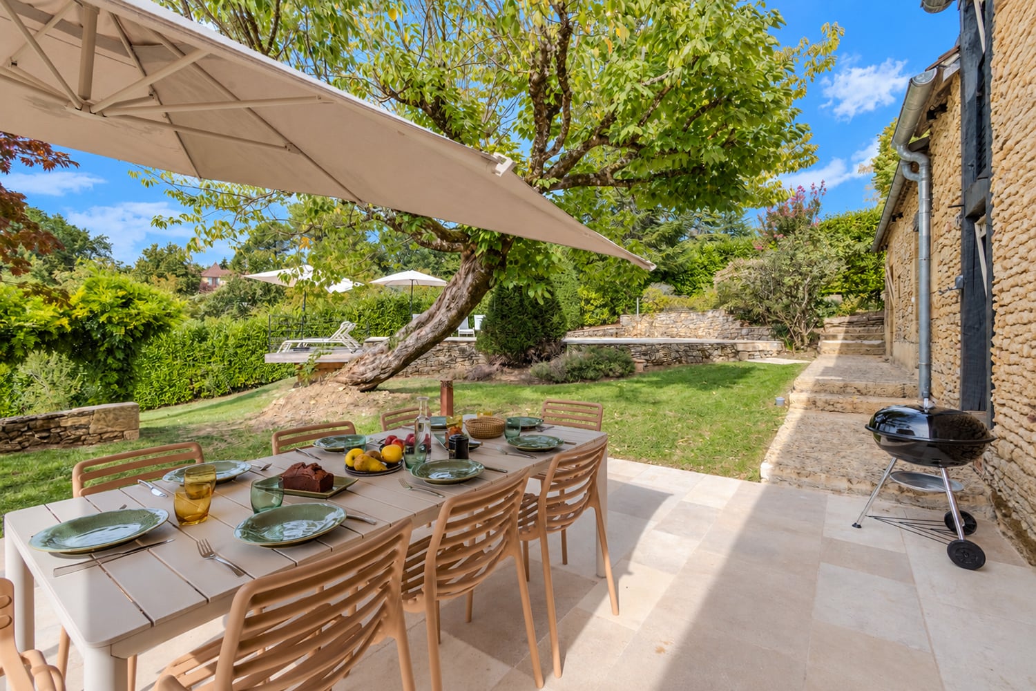 Terrasse de salle à manger
