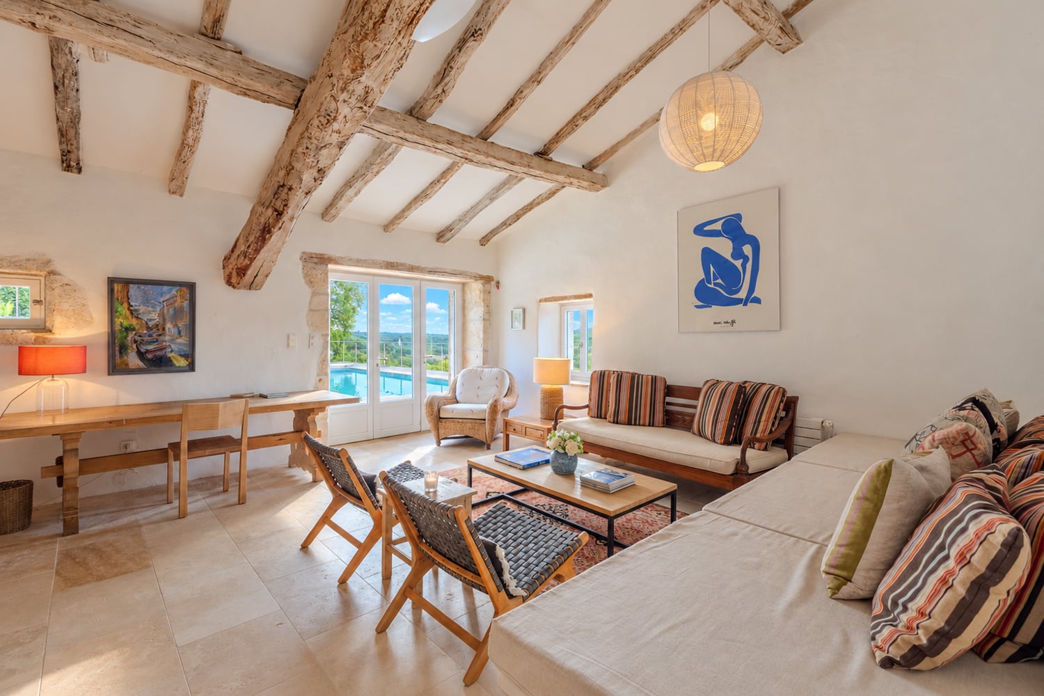 Salon | Maison de vacances à Montcuq-en-Quercy-Blanc