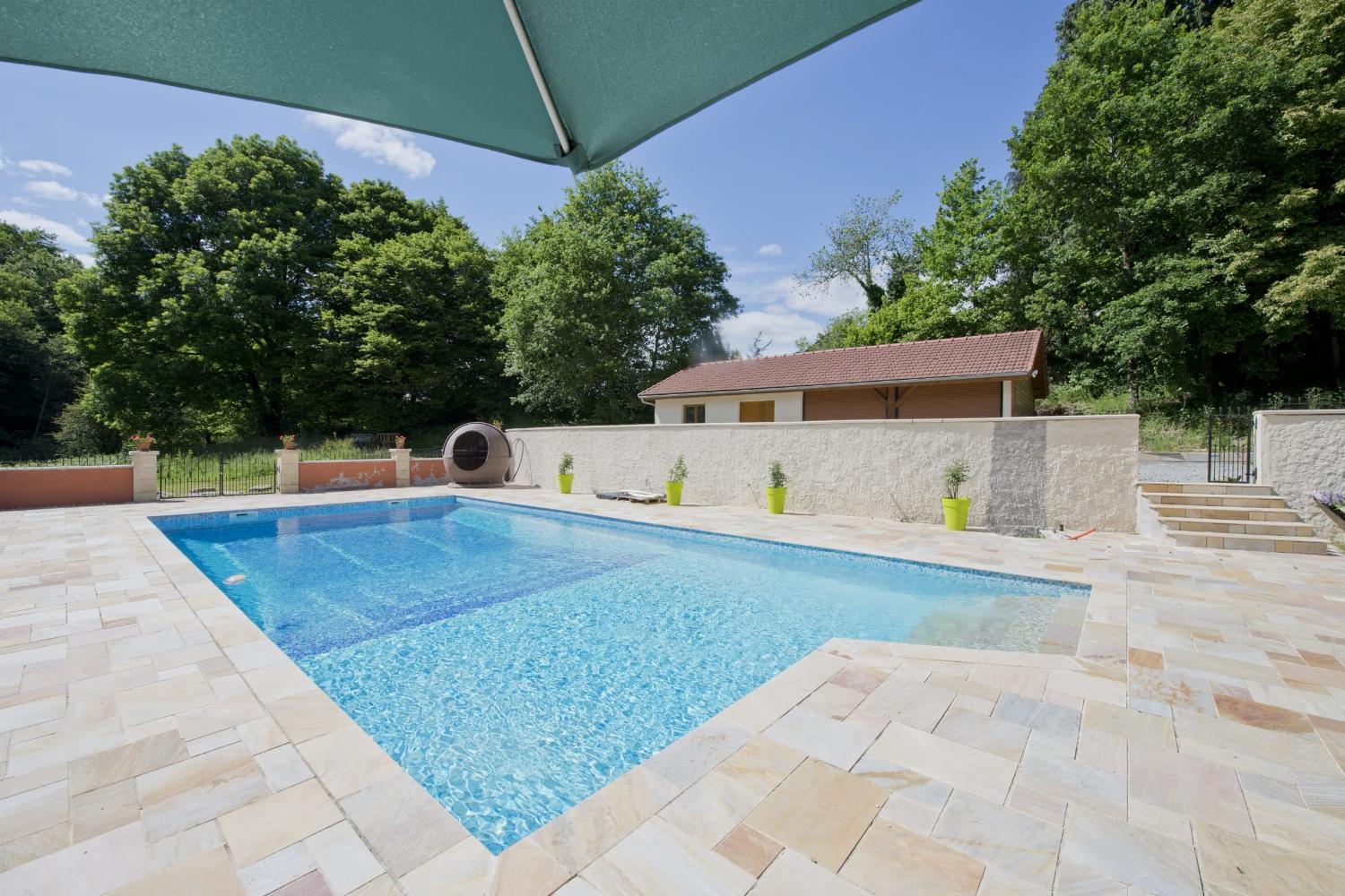 Private heated pool Private heated pool