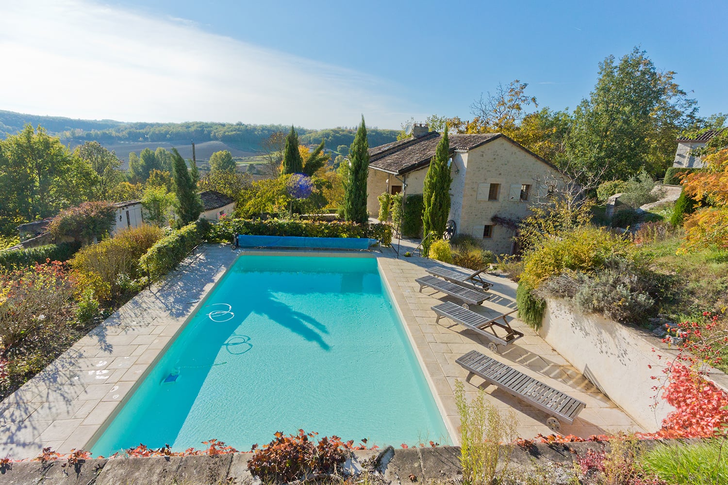 Maison de vacances dans le Tarn-en-Garonne avec piscine privée chauffée