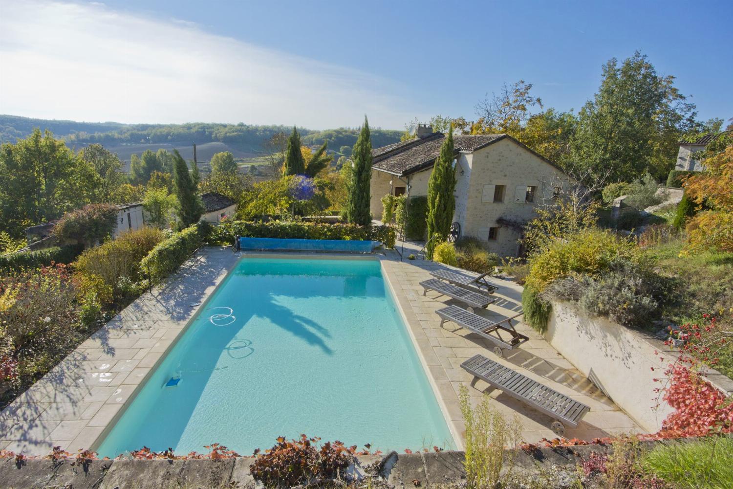 Maison de vacances dans le Tarn-en-Garonne avec piscine privée chauffée