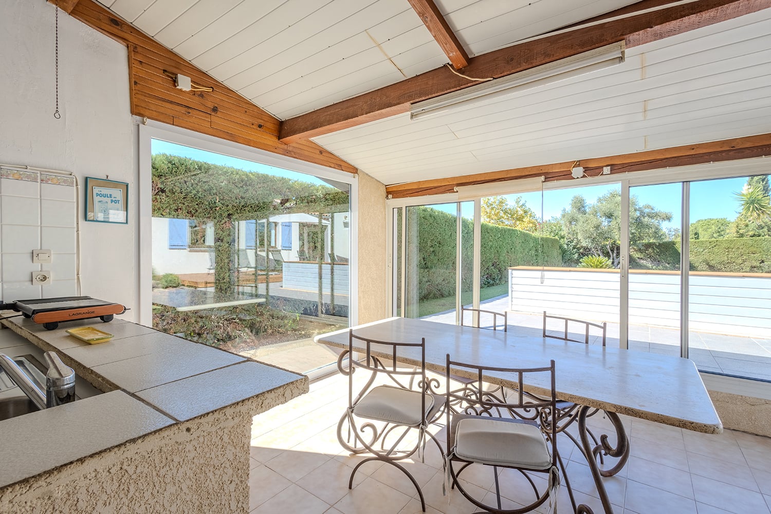 Pool house