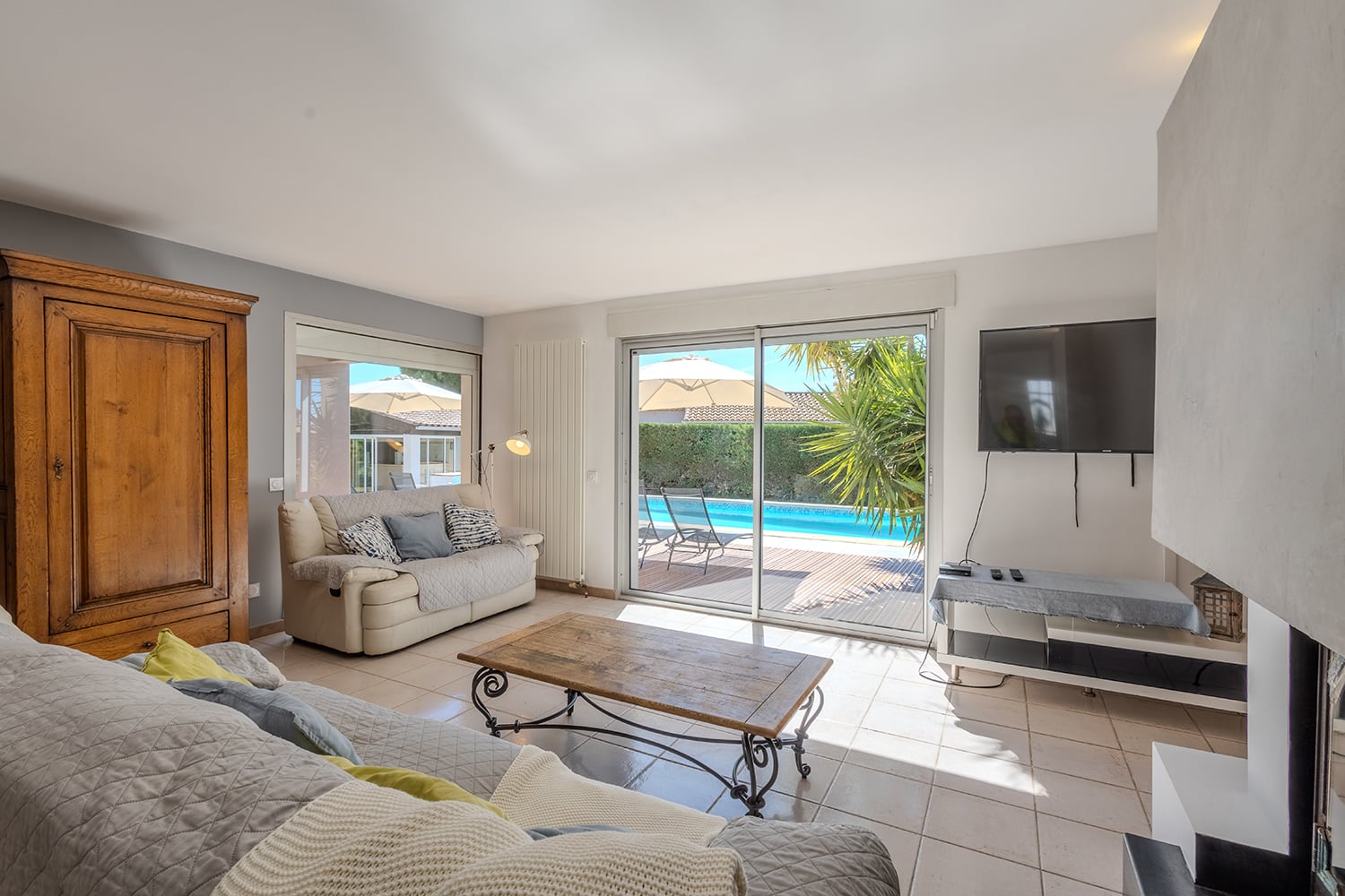 Salon | Villa de vacances à Portiragnes