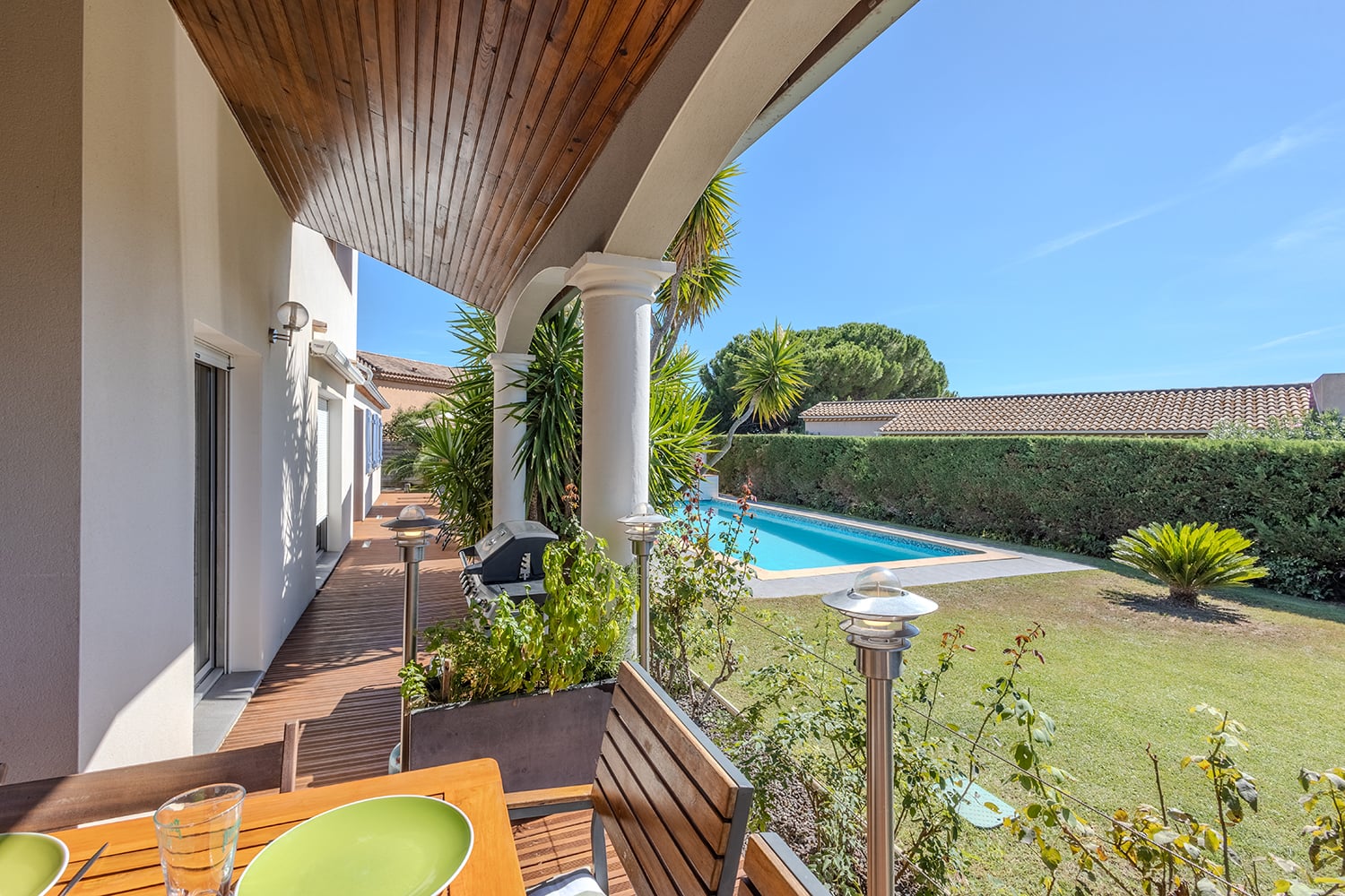 Terrasse ombragée