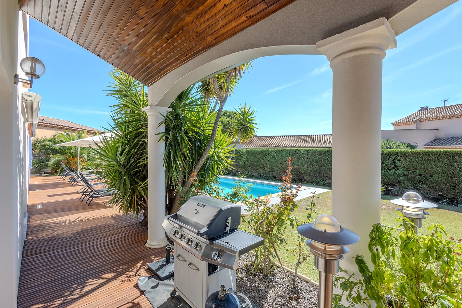 Terrasse ombragée